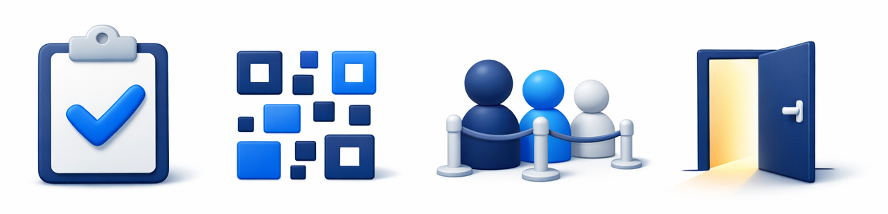 Check-in ops icons